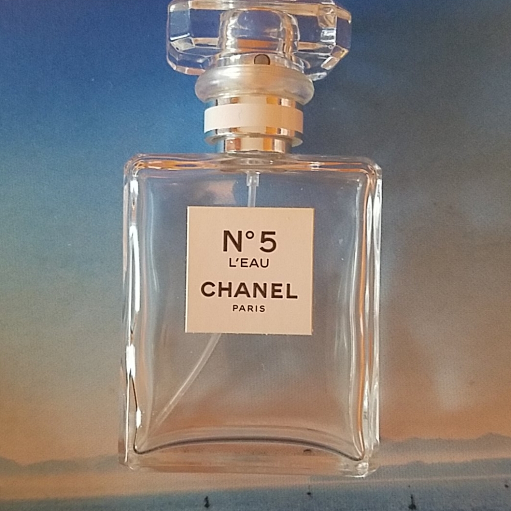 Empty Chanel No 5 L'Eau bottle